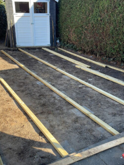 Leggen van een vlonder