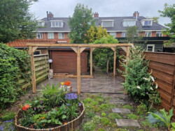 Pergola plaatsen